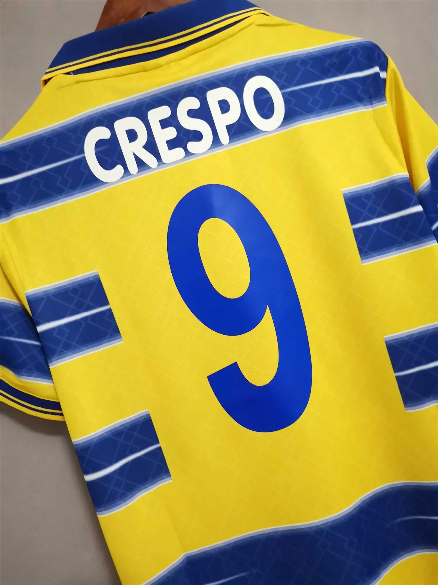 98-99 Parma third away yellowblue Cheap Football Kit 2