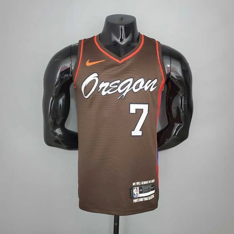 2021 ROY#7 Trail Blazers City Edition Brown 9