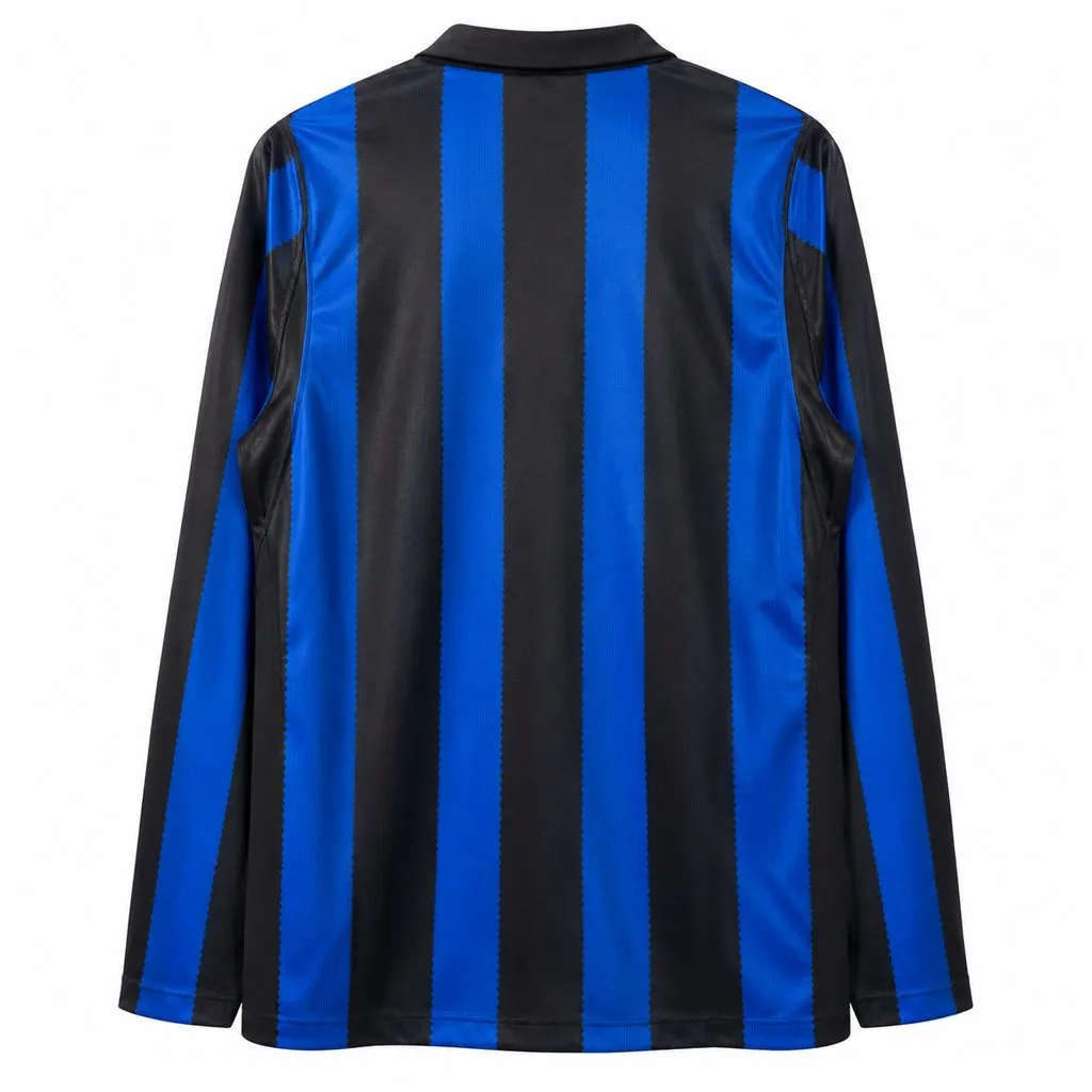 26-27 Inter Milan Mens Home Kit Football Long Sleeve T-Shirt AAAAJersey Supply Yupoo 4 1