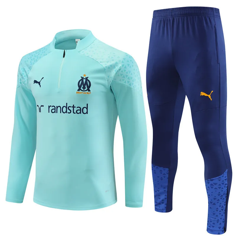23-24 Marseille Long Sleeve Training Suit Yupoo 4