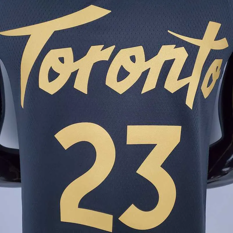2021 VANVLEET#23 Raptors black gold 7