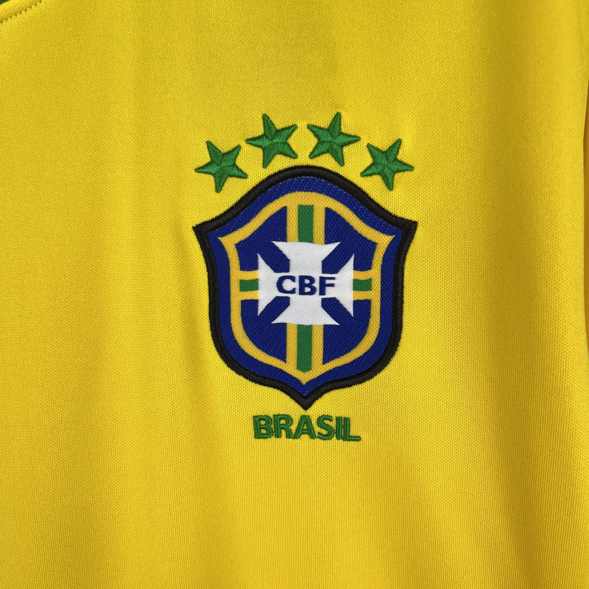 1998 Retro Long Sleeve Brazil Home S-XXL 5