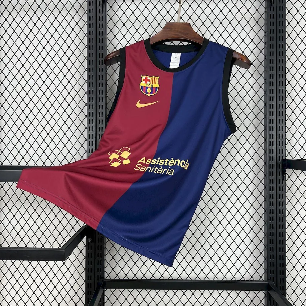 24-25 Barcelona Basketball Home Vest Soccer T-Shirt AAAAJersey Supplier Yupoo 4
