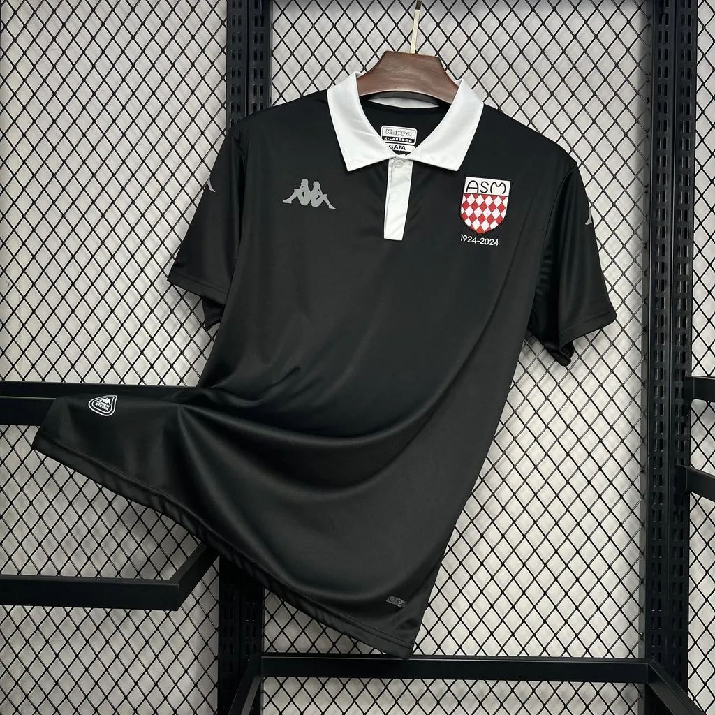 24-25 Monaco 100th Anniversary Black Shirt AAAAJersey Supplier Yupoo 6