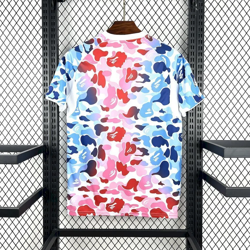 25-26 BAPE Soccer T-Shirt AAAAJersey Yupoo 1