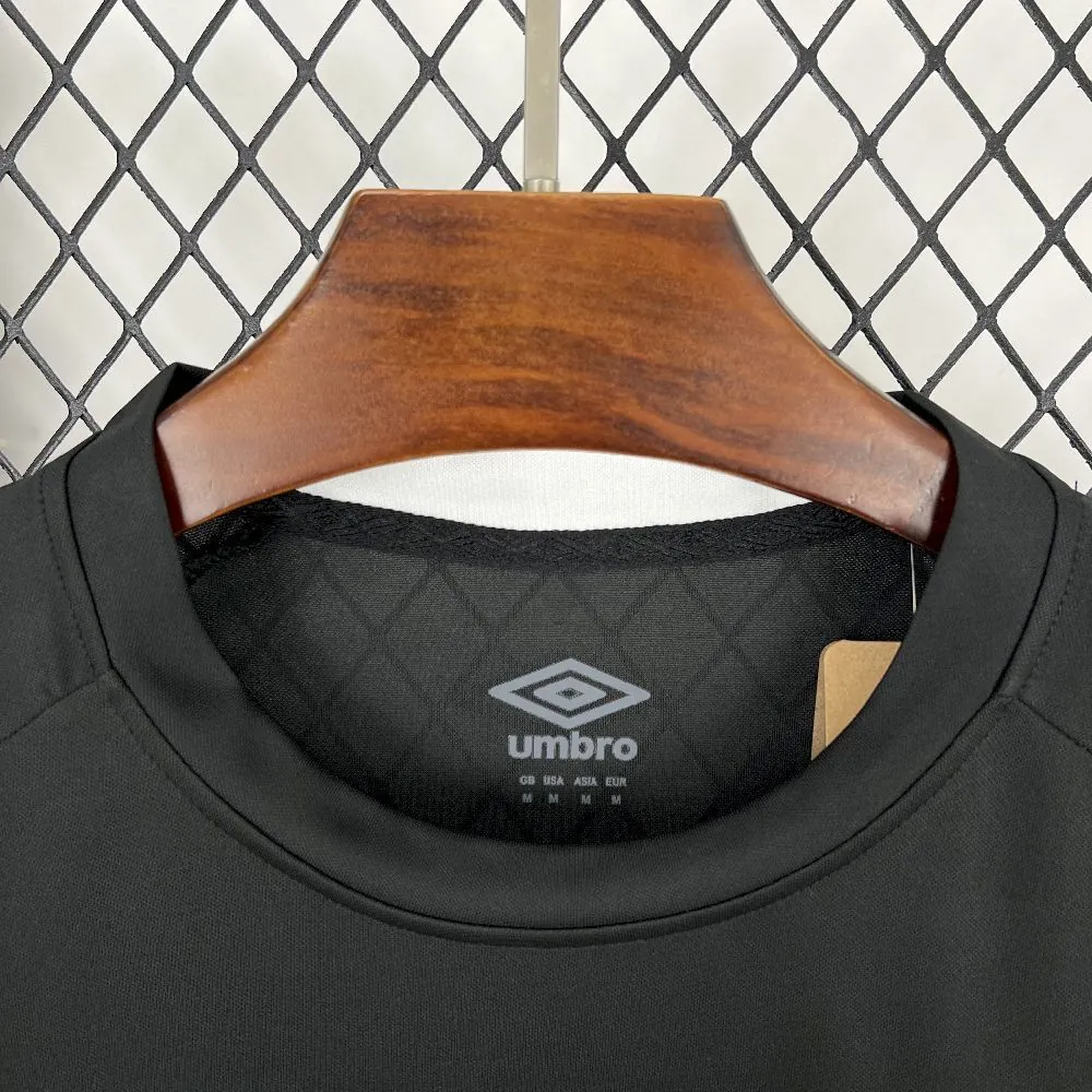 25-26 Santos Black Goalkeeper Kit Soccer T-Shirt AAAAJersey Supply Yupoo 6