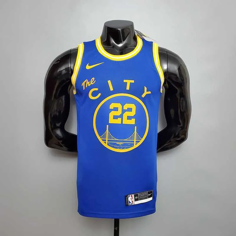 Tram version WIGGINS#22 Golden State Warriors blue 8