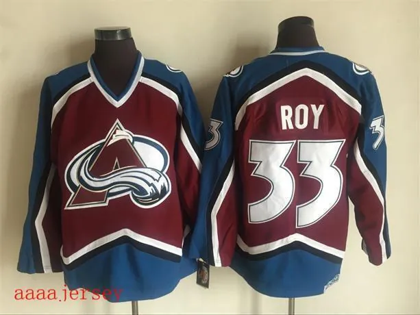Colorado Avalanche retro ice hockey jersey M-3XL 科罗拉多雪崩队复古冰球服 5