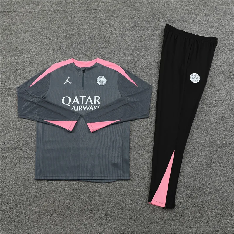 24-25 PSG Player Long Sleeve Training Suit Football Shirts 1