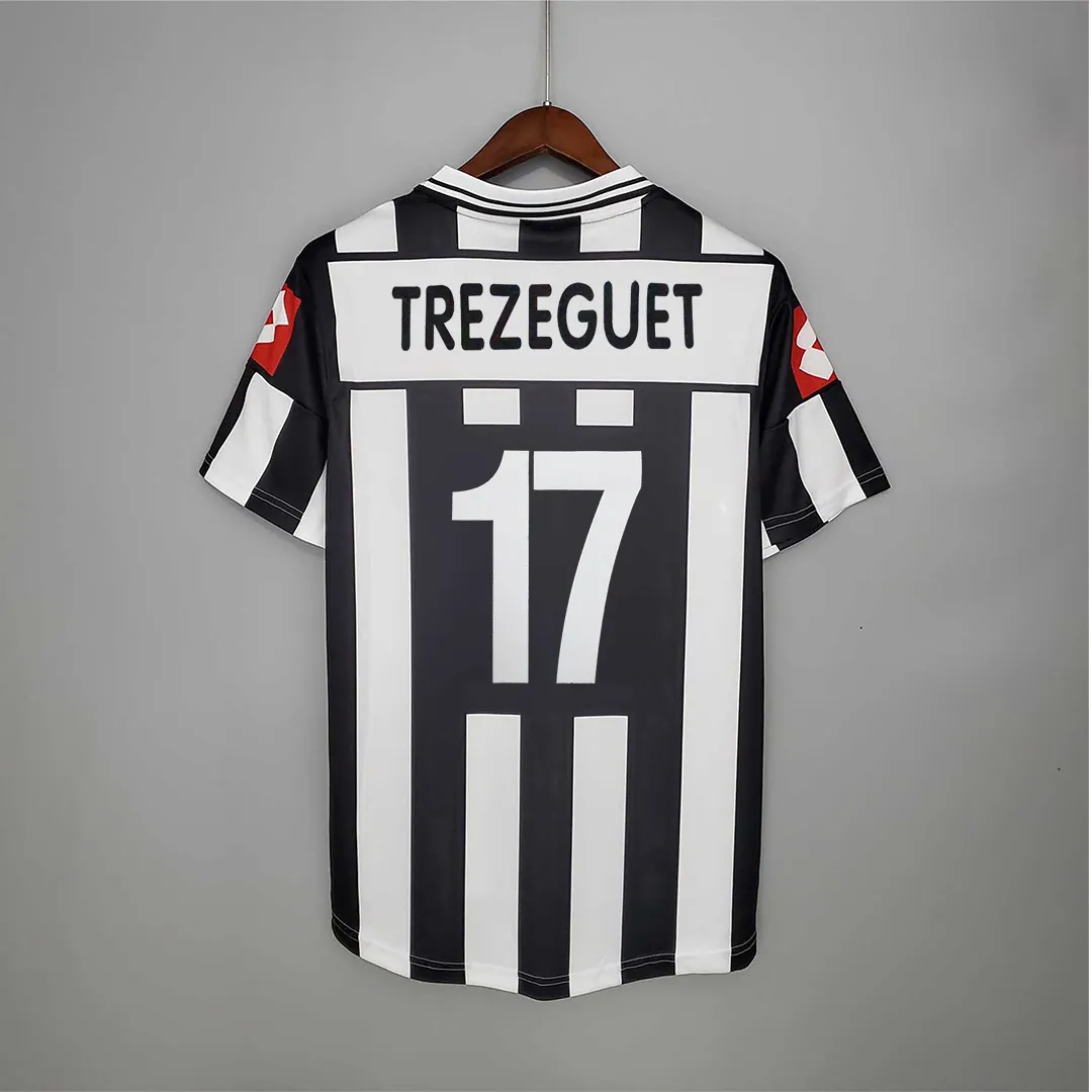 01-02 Juventus home jersey retro football shirt S-2XL 2