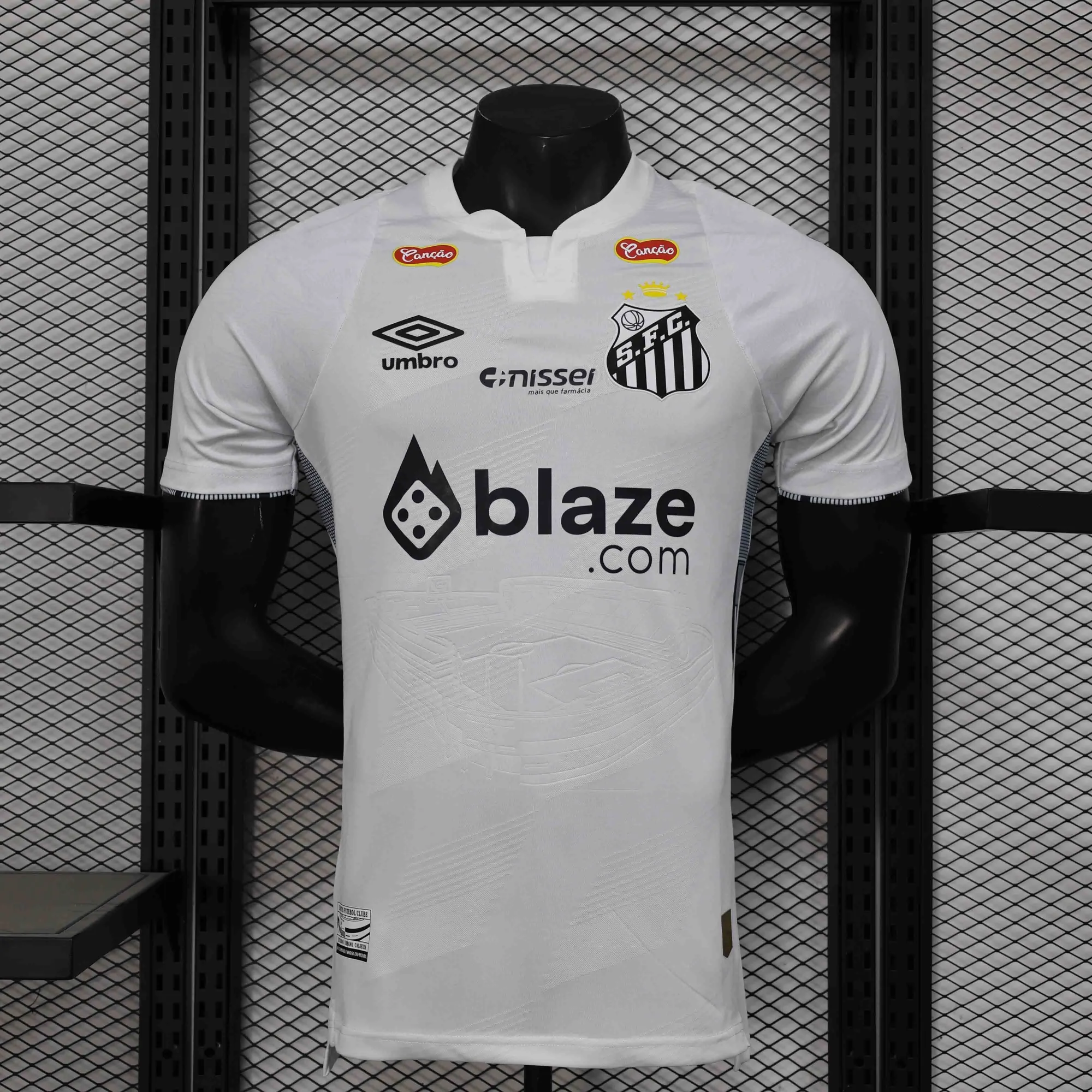24-25 Santos Home All Sponsor Kit Player Version Shirt AAAAJersey Supplier Yupoo 7
