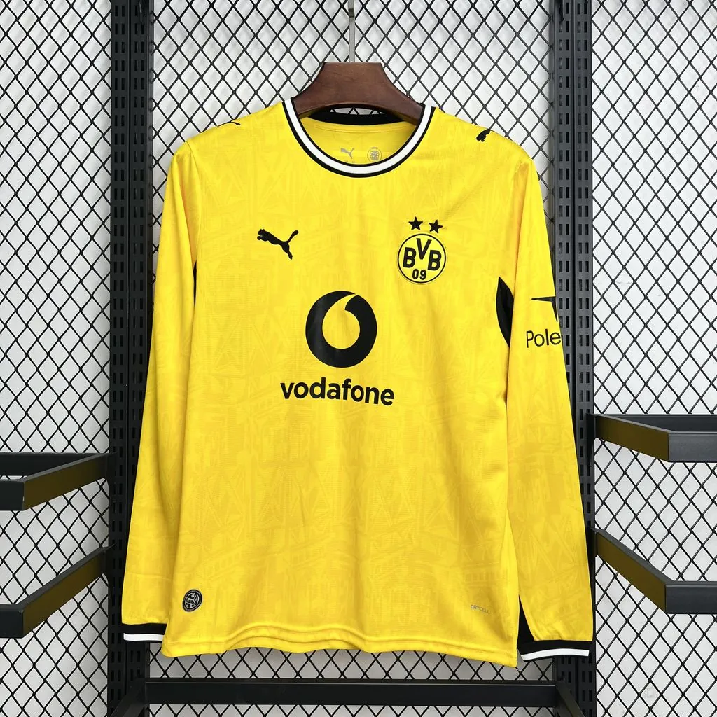 26-27 Borussia Dortmund Mens Home Kit Football Long Sleeve T-Shirt AAAAJersey Supply Yupoo 10 7