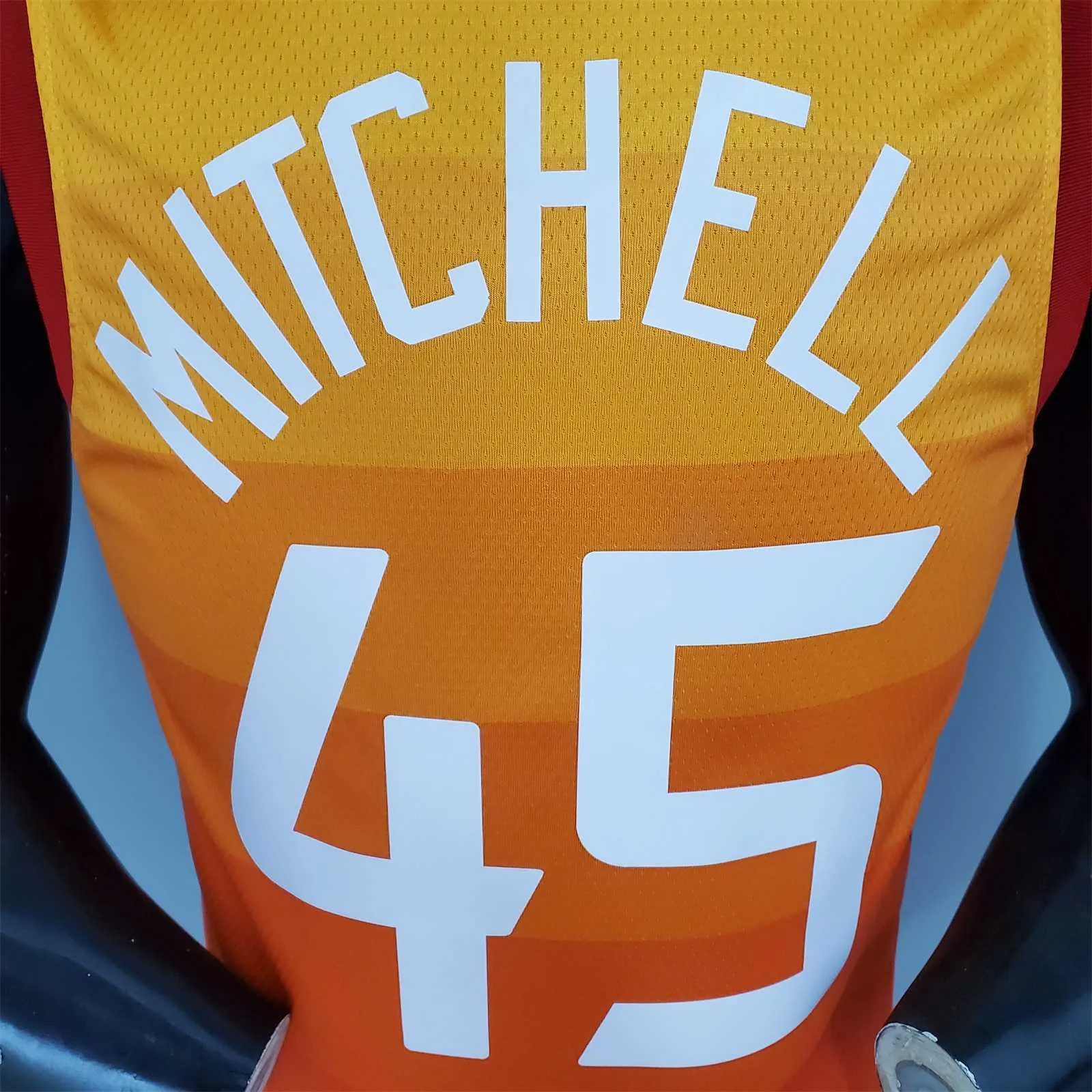 2019 MITCHELL#45 Season Jazz Rainbow Gradient Orange 7