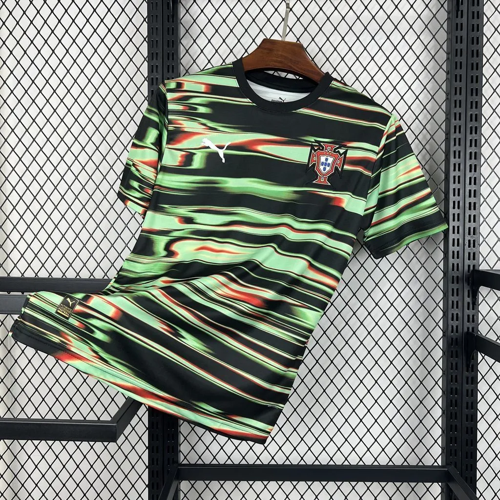 2025 Portugal Pre-Match Green Shirt Football Uniforms AAAAJersey Supplier Yupoo 6