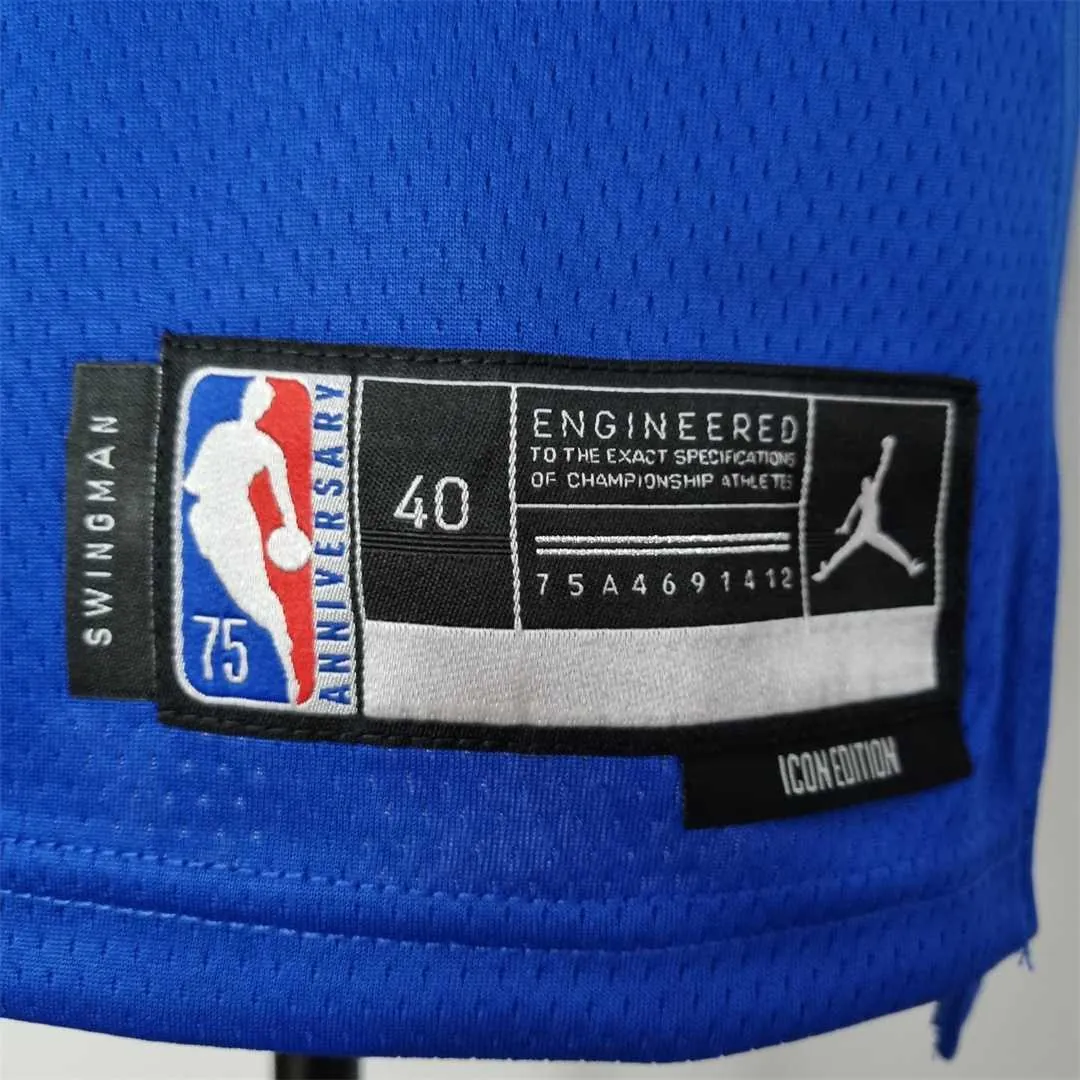 75th Anniversary Anthony#50 Orlando Magic Blue NBA Jersey 8