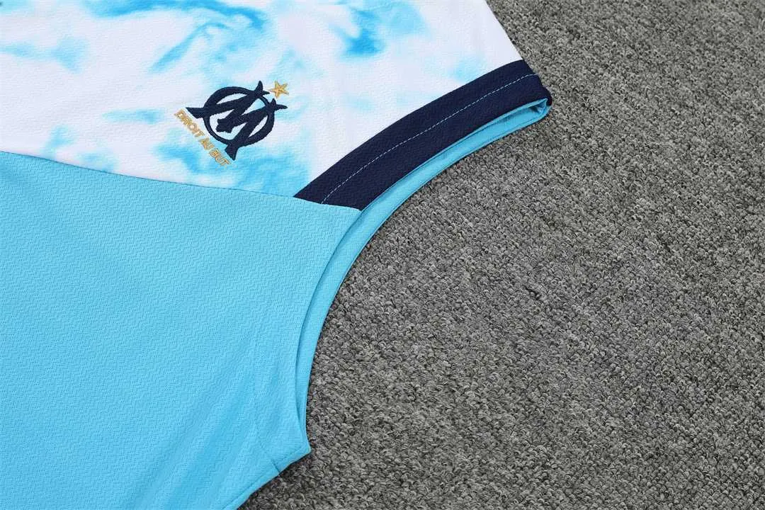 22-23 Marseille vest training suit kit blue 6