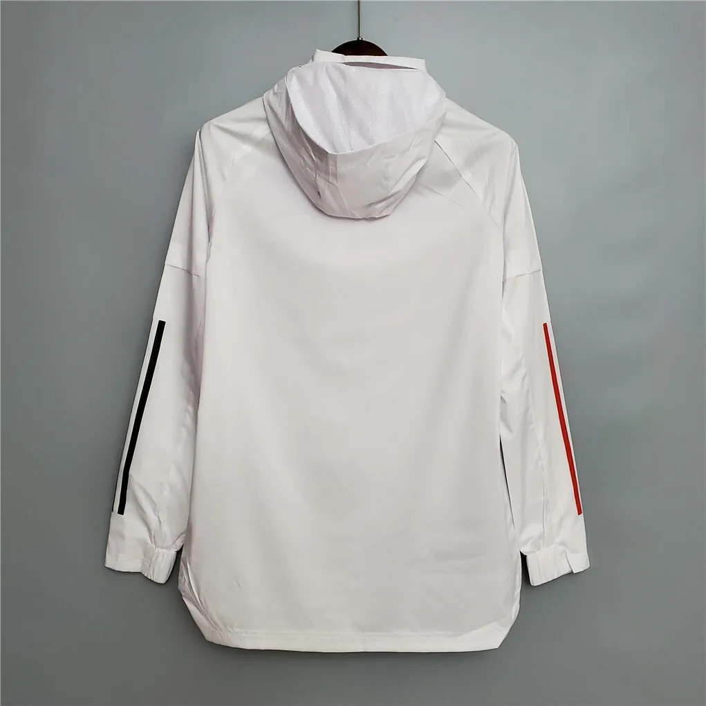 20-21 Manchester United whiteblack red edg windbreakere 1