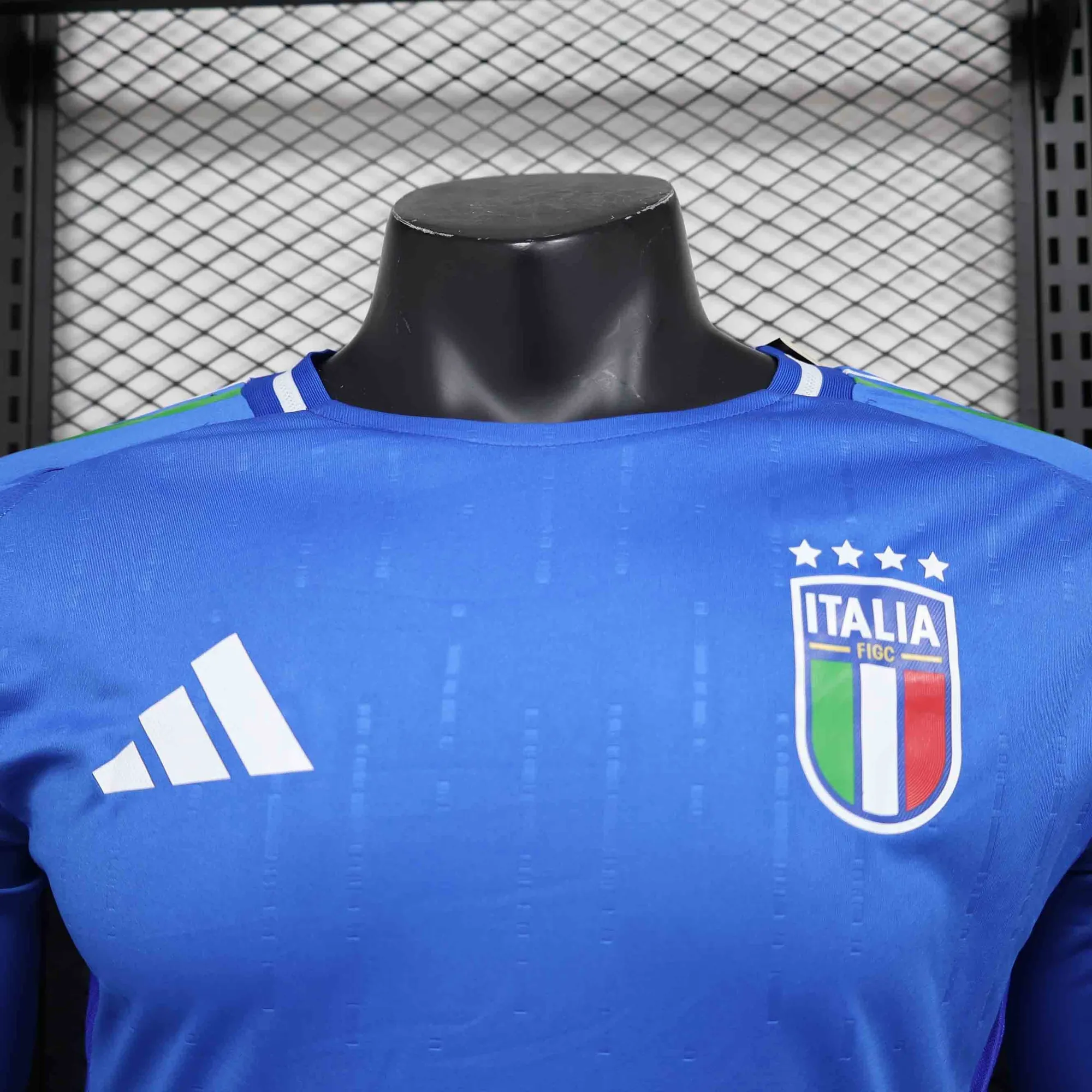 2024 Italy Home Long Sleeve Kit Player Version Shirt Sport AAAAJersey Yupoo 4