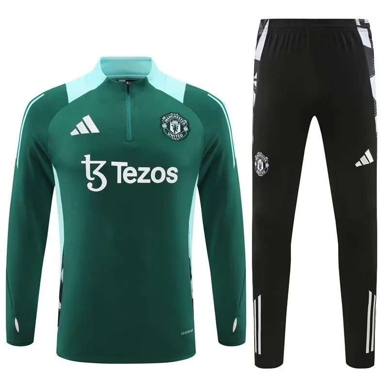 24-25 Manchester United Long Sleeve Training Suit Football Shirts 3