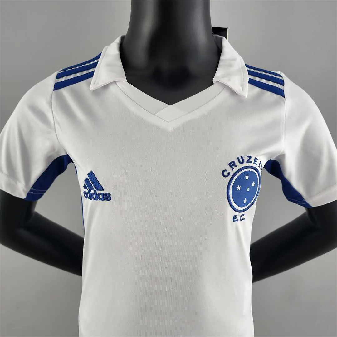 22-23 Cruzeiro away kids kit 10