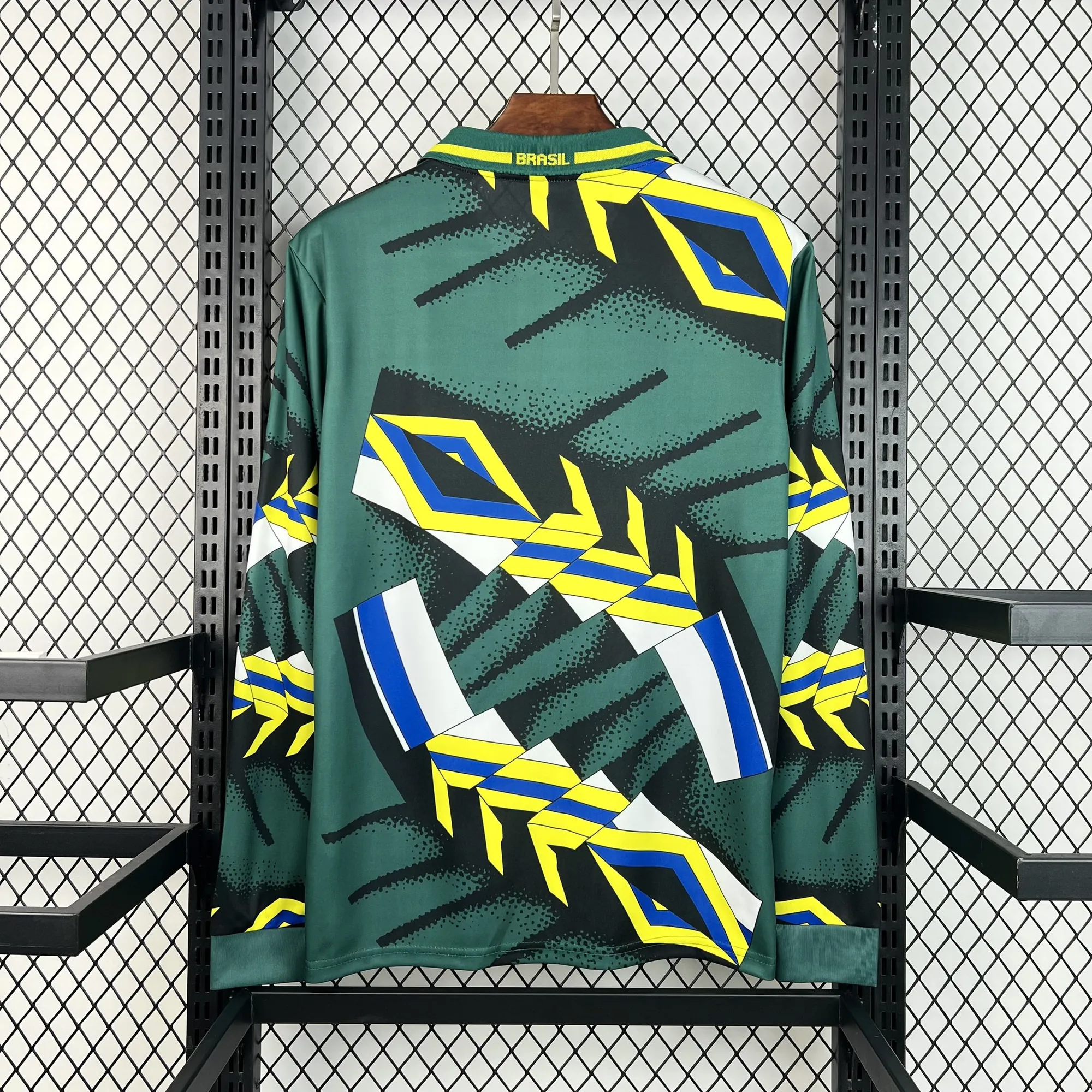 1994 Brazil Retro Mens Goalkeeper Kit Football Long Sleeve Shirt AAAAJersey Supply Yupoo 7 1
