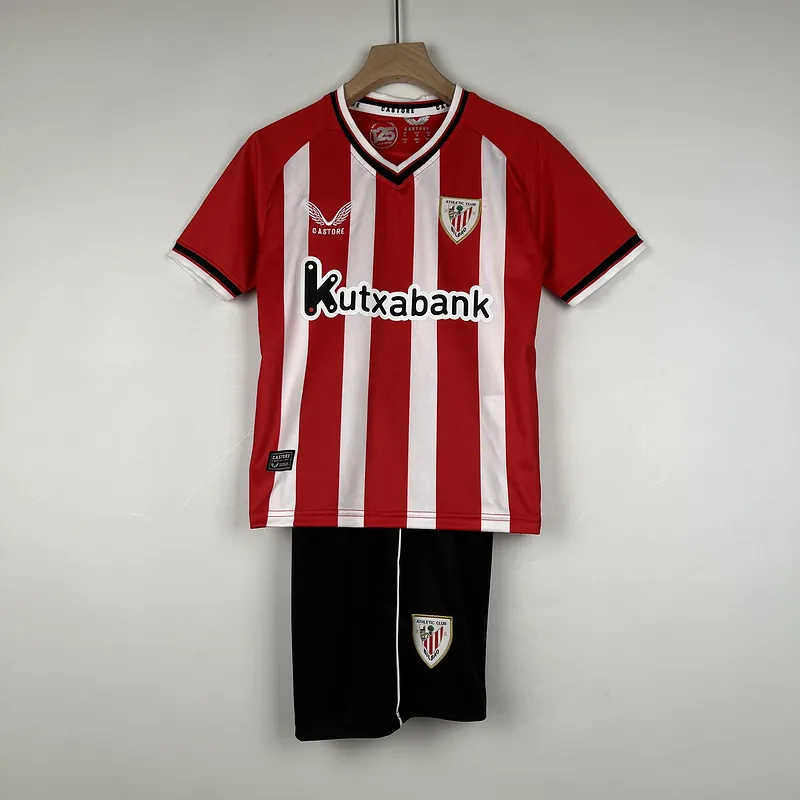 23-24 Kids Athletic Bilbao Home size 16-28 Soccer Jerseys 10