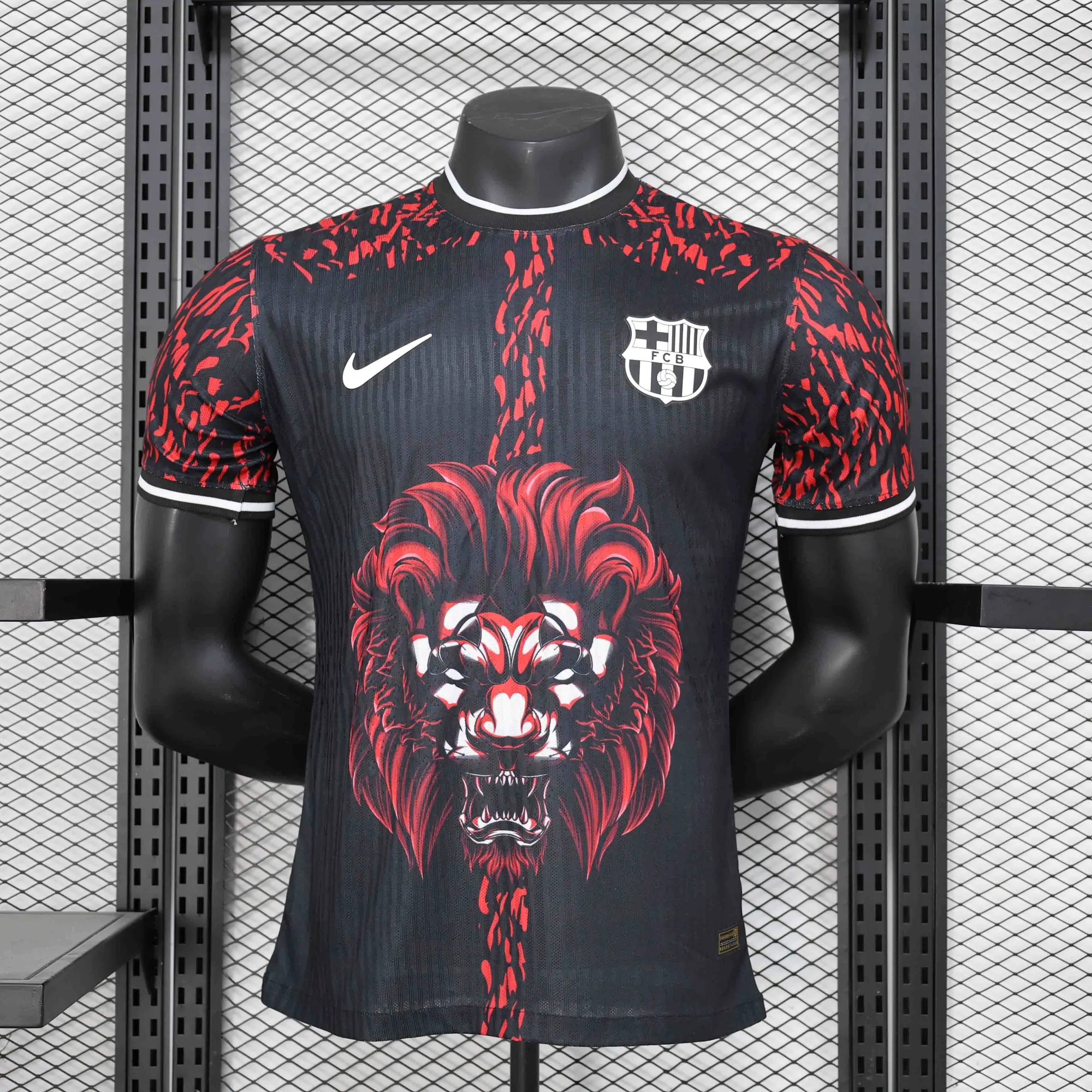 24-25 Barcelona Red Lion Special Edition Player Version Shirt AAAAJersey Supplier Yupoo 3