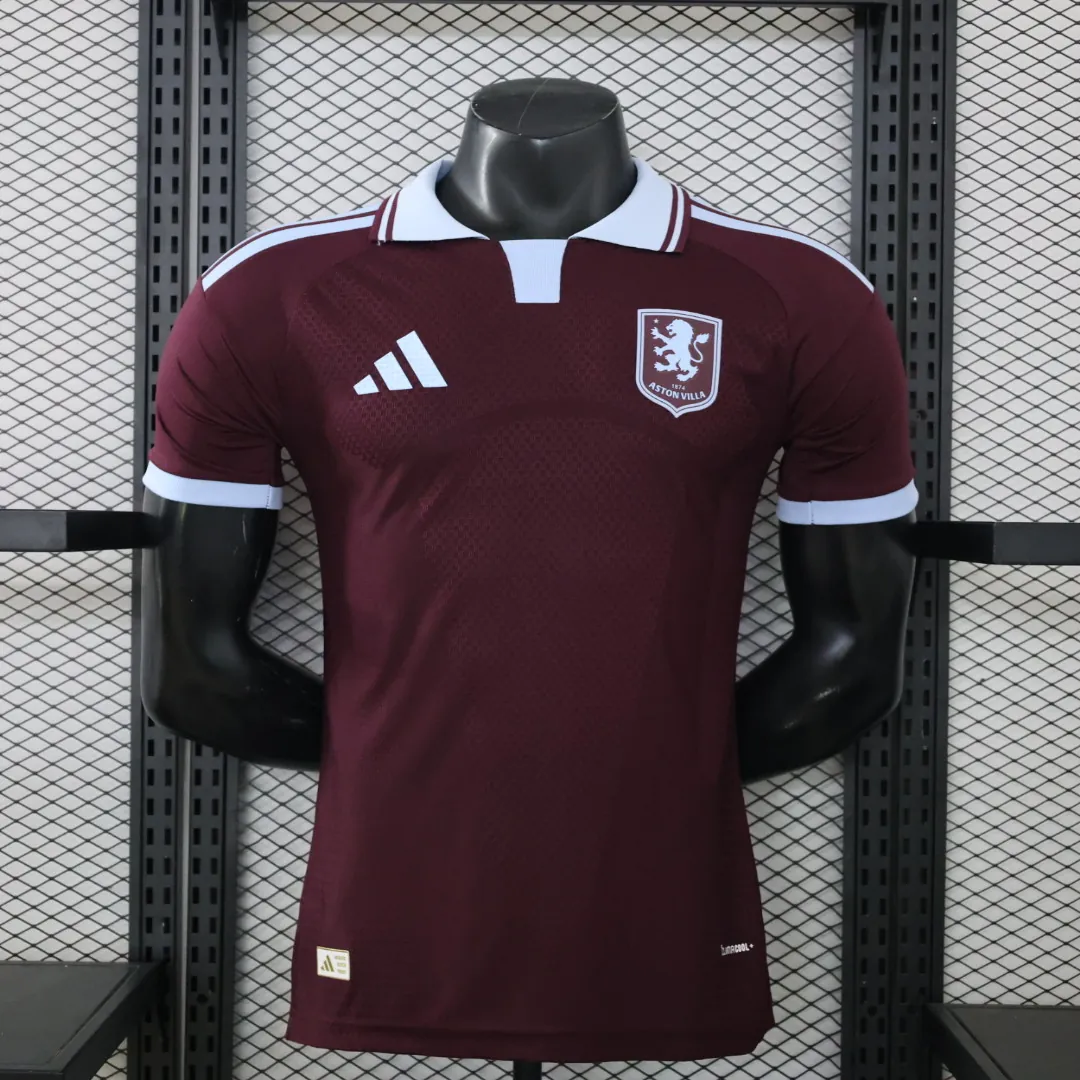 26-27 Aston Villa Home Mens Kit Player Version Soccer T-Shirt AAAAJersey Supply Yupoo 8 5