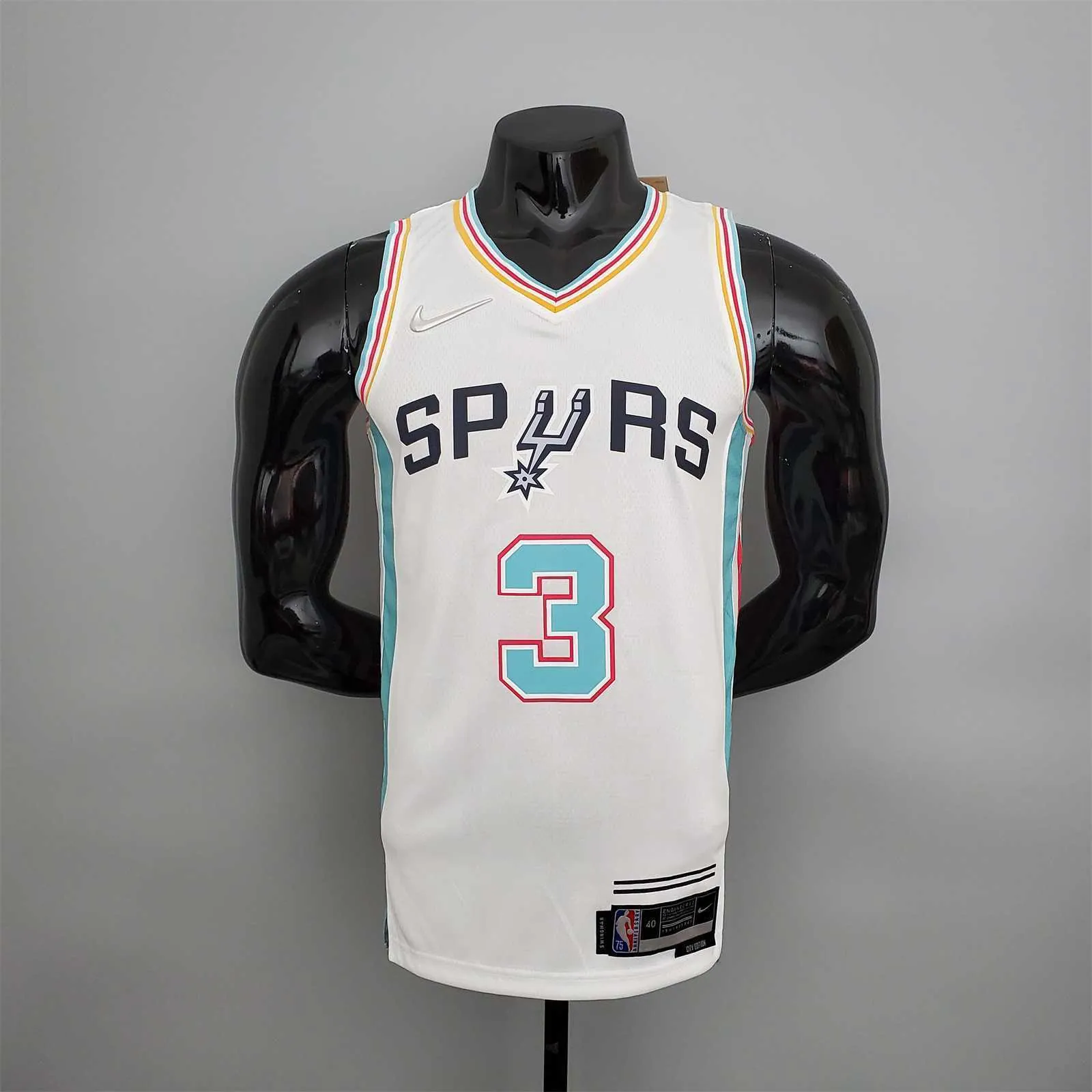 2022 season Johnson #3 Spurs City Edition white 11