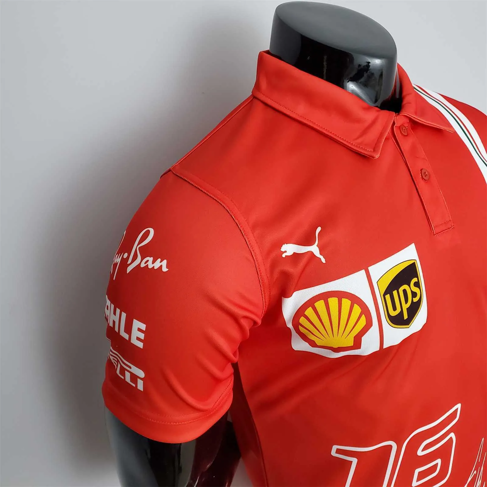 F1 Formula One 2022 Ferrari Polo Red 3