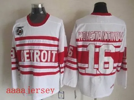 Detroit Red Wings retro ice hockey jersey M-3XL 底特律红翼队复古冰球服 8