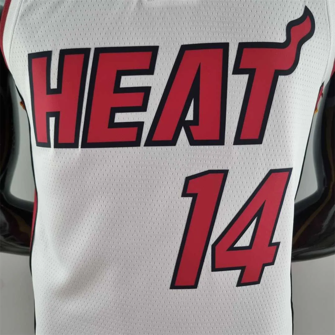 75th Anniversary Miami Heat HERRO#14 White NBA Jersey 2