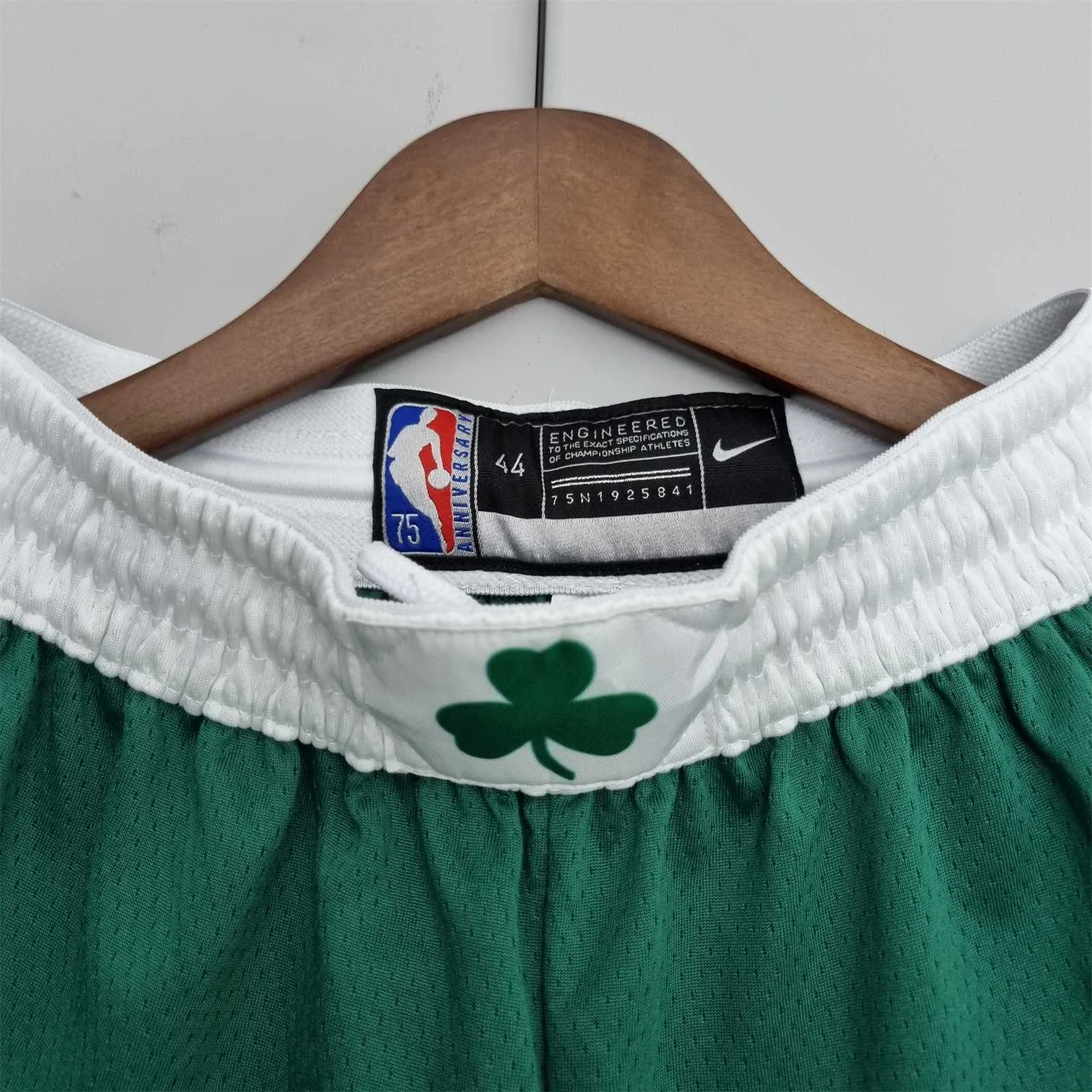 75th Anniversary Boston Celtics Green Shorts NBA 4
