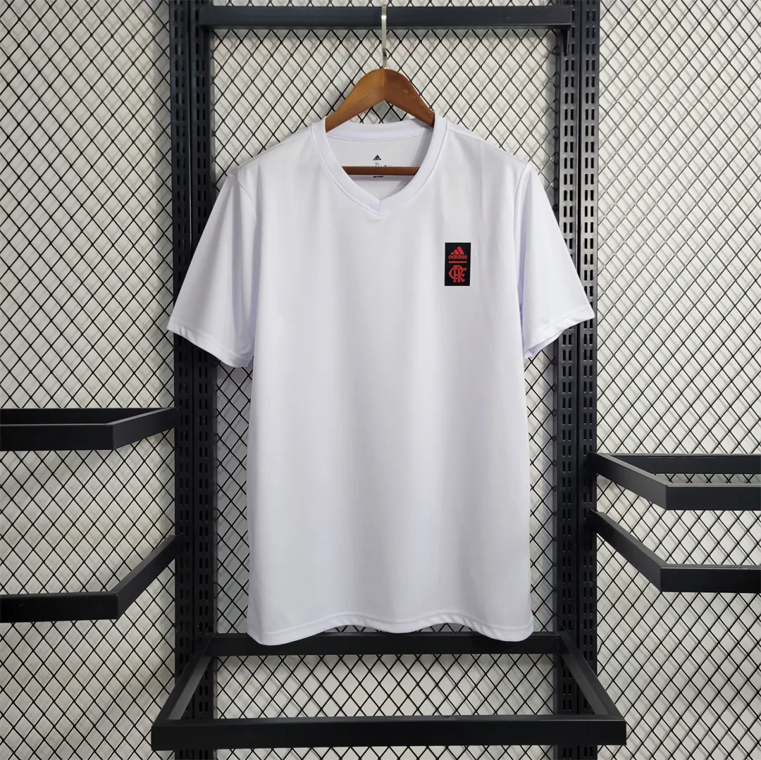 23-24 Flamengo white casual T 7