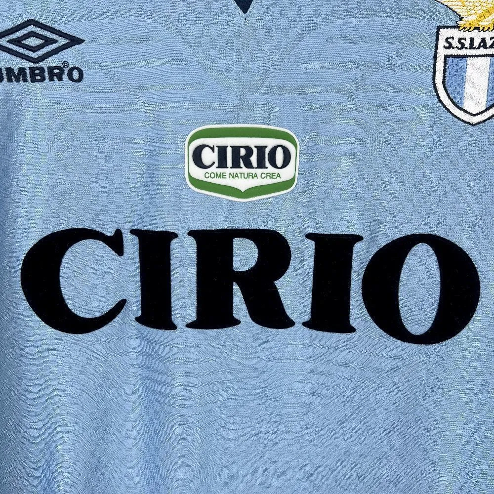 96-97 Lazio Home Retro Kit Vintage Shirt AAAAJersey Supply Yupoo 1