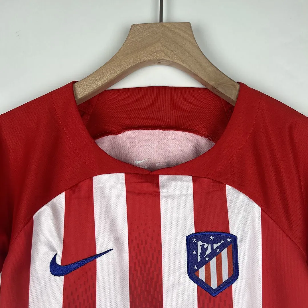 23-24 Kids Atletico Madrid home size 16-28 Cheap Football Kit 6