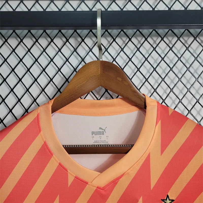 23-24 AC Milan Goalkeeper Orange Size S-XXL Soccer Jersey 10