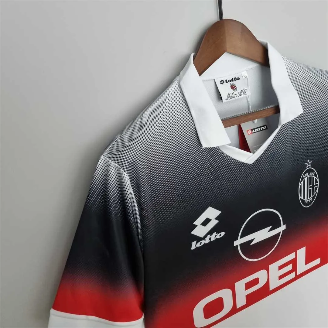 95-96 AC Milan training suit blackwhite 5
