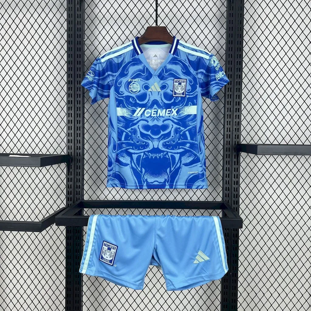 25-26 Tigres UANL Away Kid Kits Youth Apparels AAAAJersey Wholesale Yupoo 6