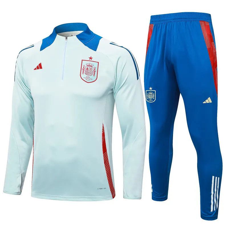 2024 Spain Long Sleeve Training Suit Football Shirts 3
