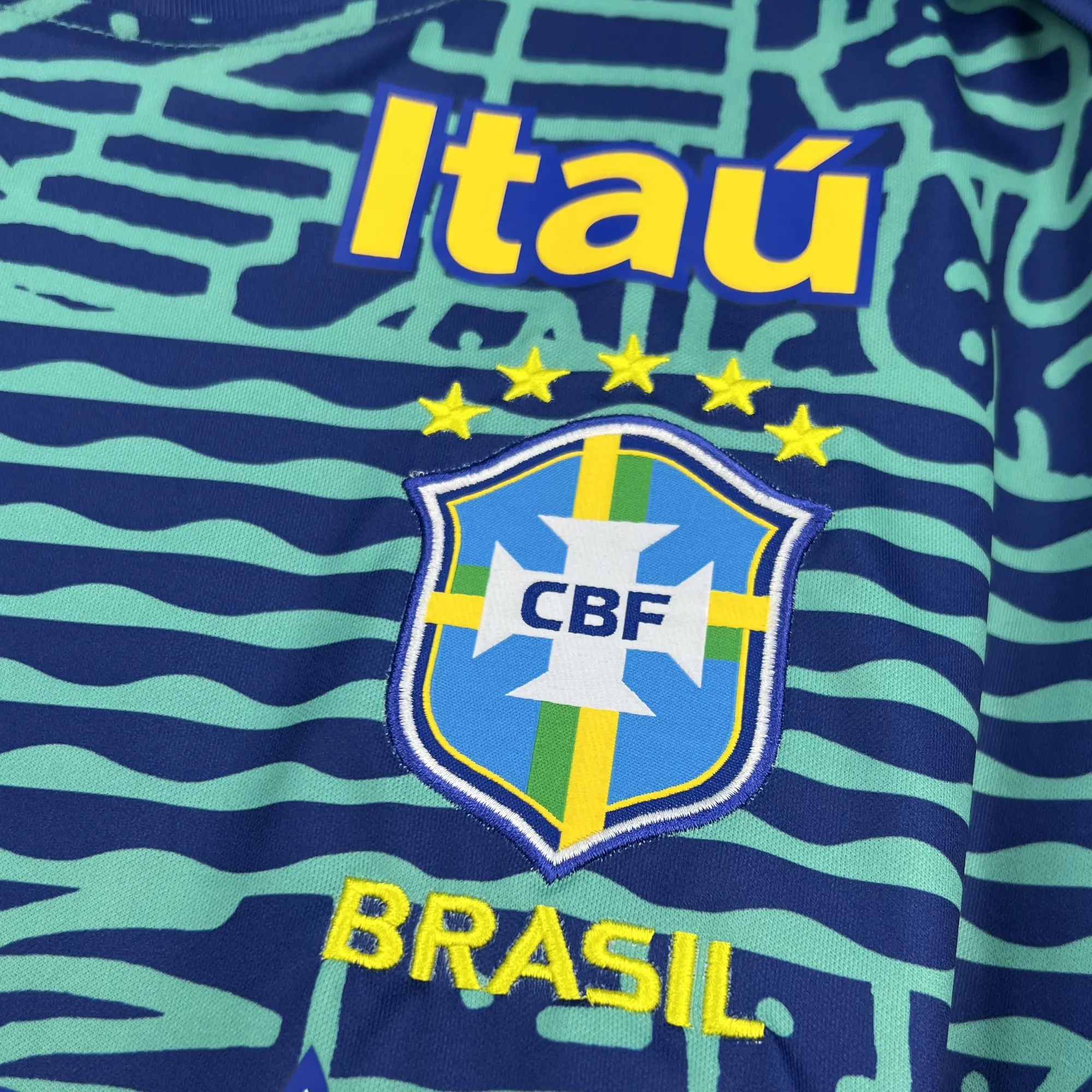 2024 Brazil Mens Pre-Match Kit Football Retro T-Shirt AAAAJersey Supply Yupoo 9 4