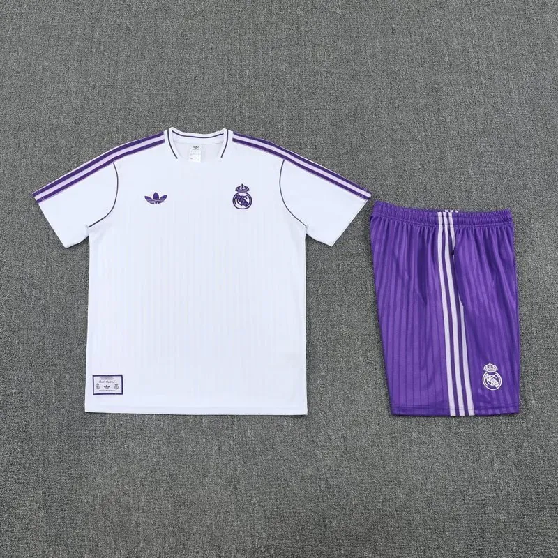 25-26 Real Madrid OG White Training Kits Football Tracksuits 1