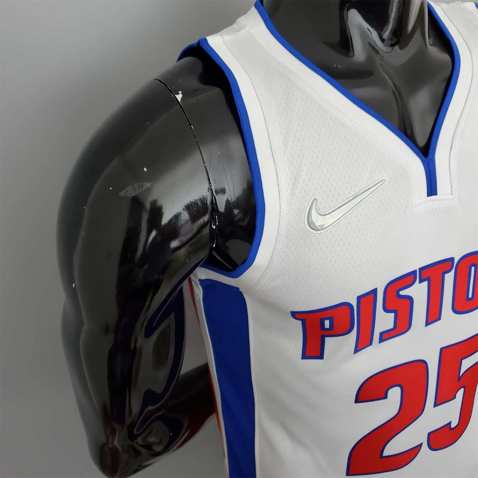 75th Anniversary Rose #25 Pistons White 2
