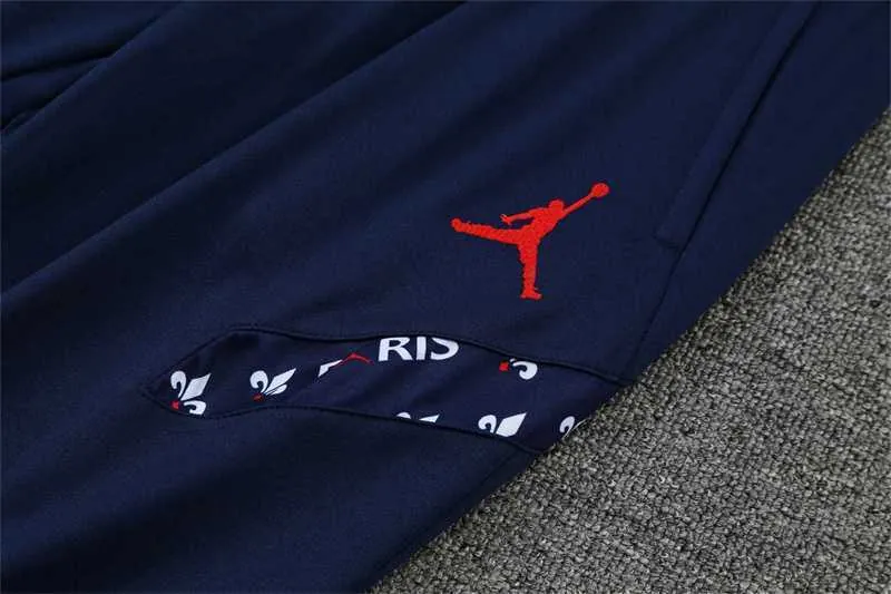 Polo Jordan PSG sapphire blue and white print 6