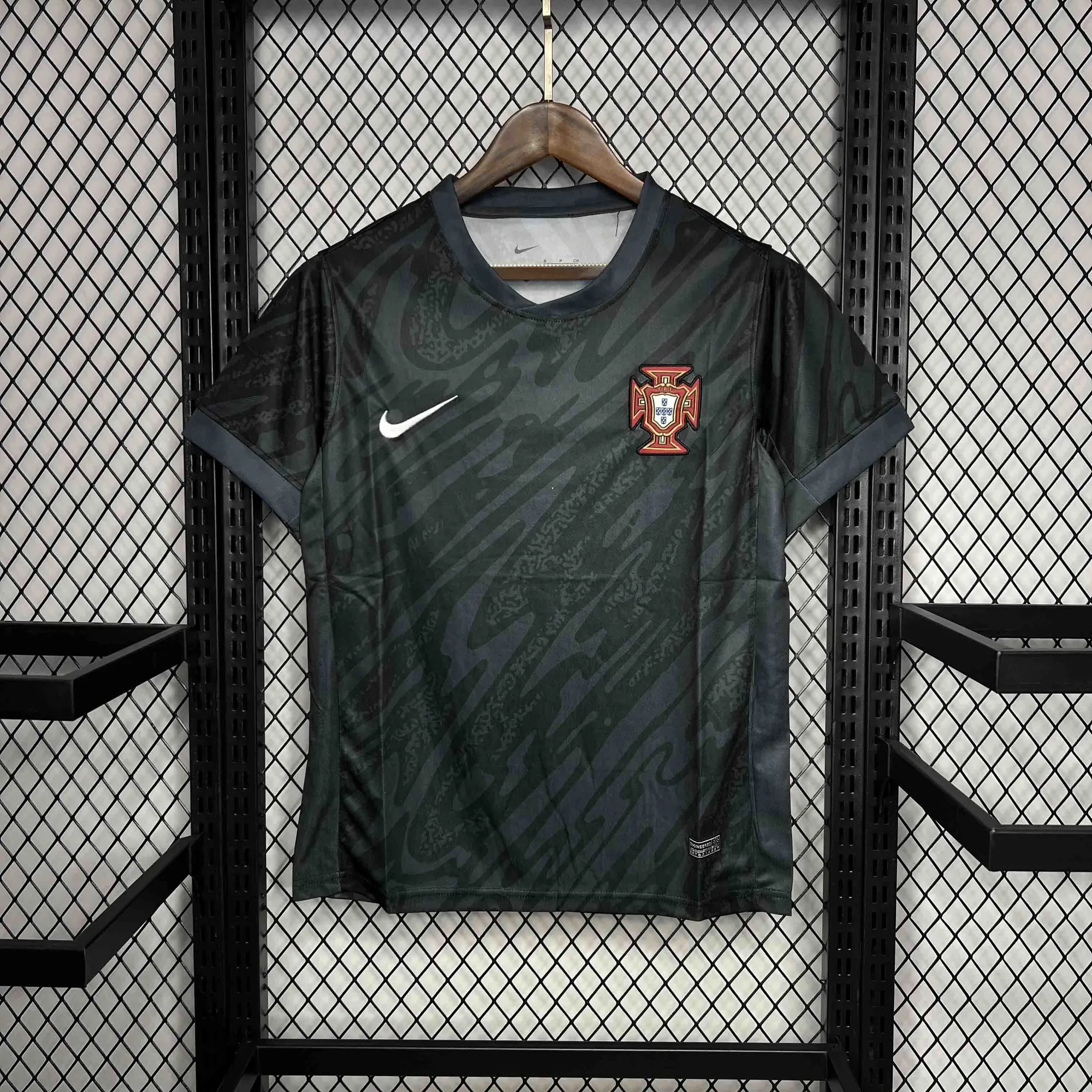 2024 Portugal Goalkeeper Black Kit UEFA Euro 2024 Soccer Uniform AAAAJersey Dropshiping Yupoo 6