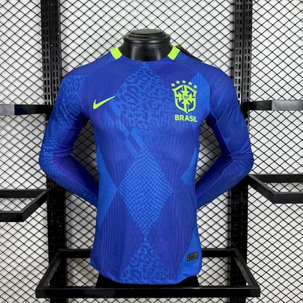 2025 Brazil Away Long Sleeve Kit Player Version Shirt AAAAJersey Yupoo 2