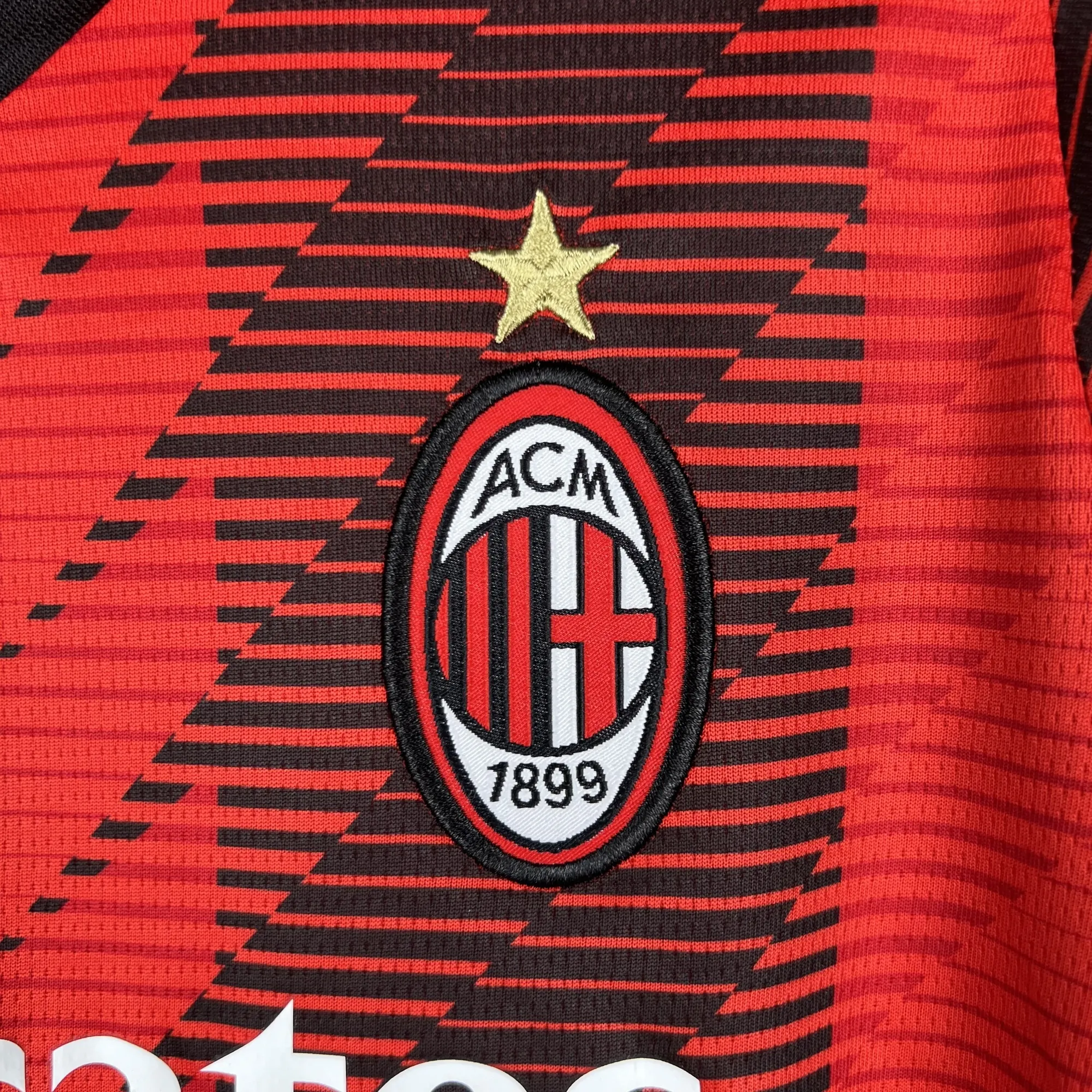 23-24 Kids AC Milan Home Size 16-28 Soccer Jersey 3