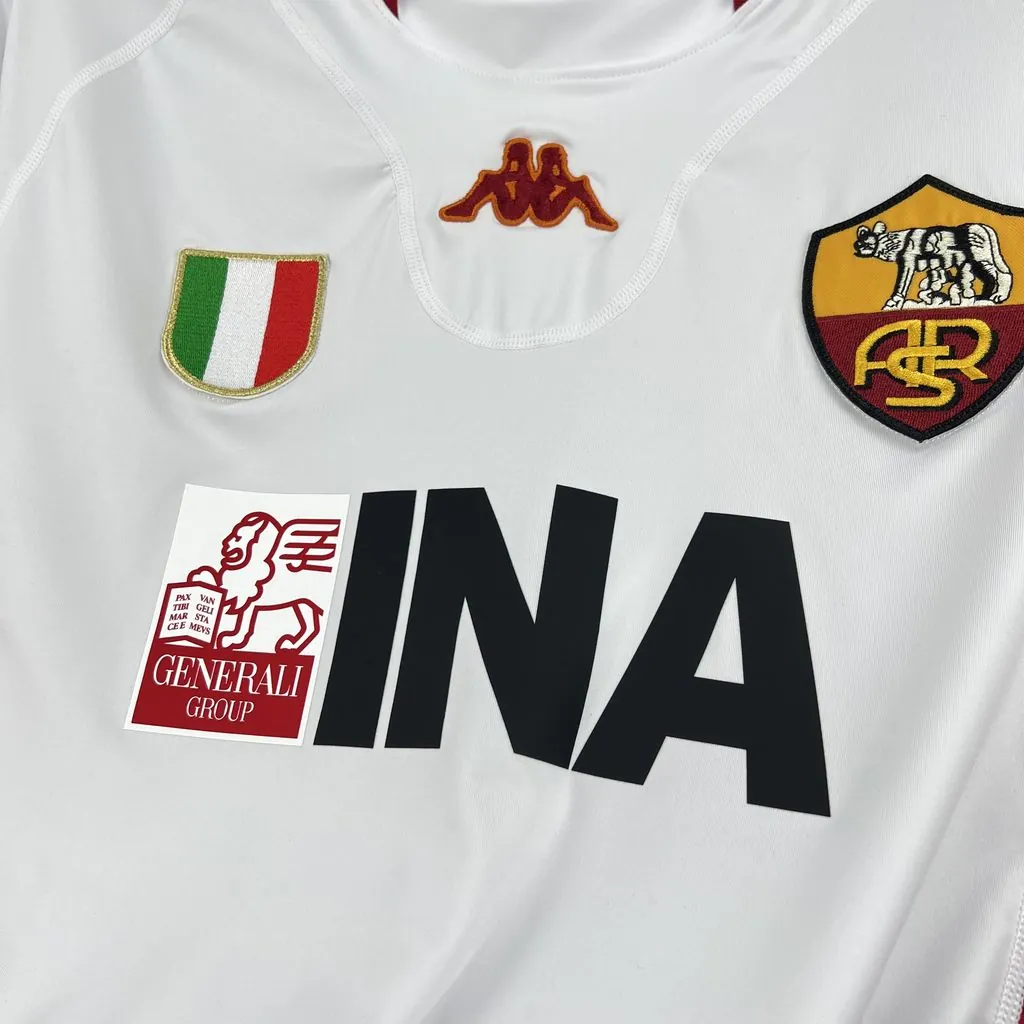 01-02 Roma Away Mens Retro Kit Vintage Football T-Shirt AAAAJersey Supply Yupoo 7 6