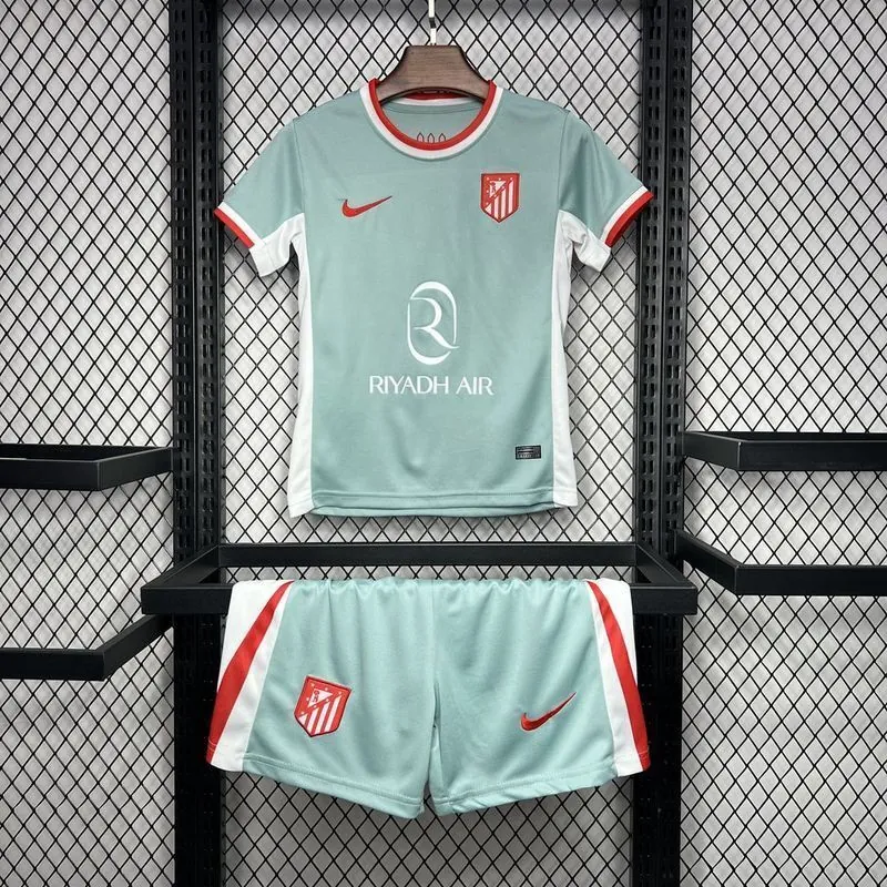 24-25 Atletico Madrid Away Kid Kit Youth Apparels Football AAAAJersey Yupoo 7