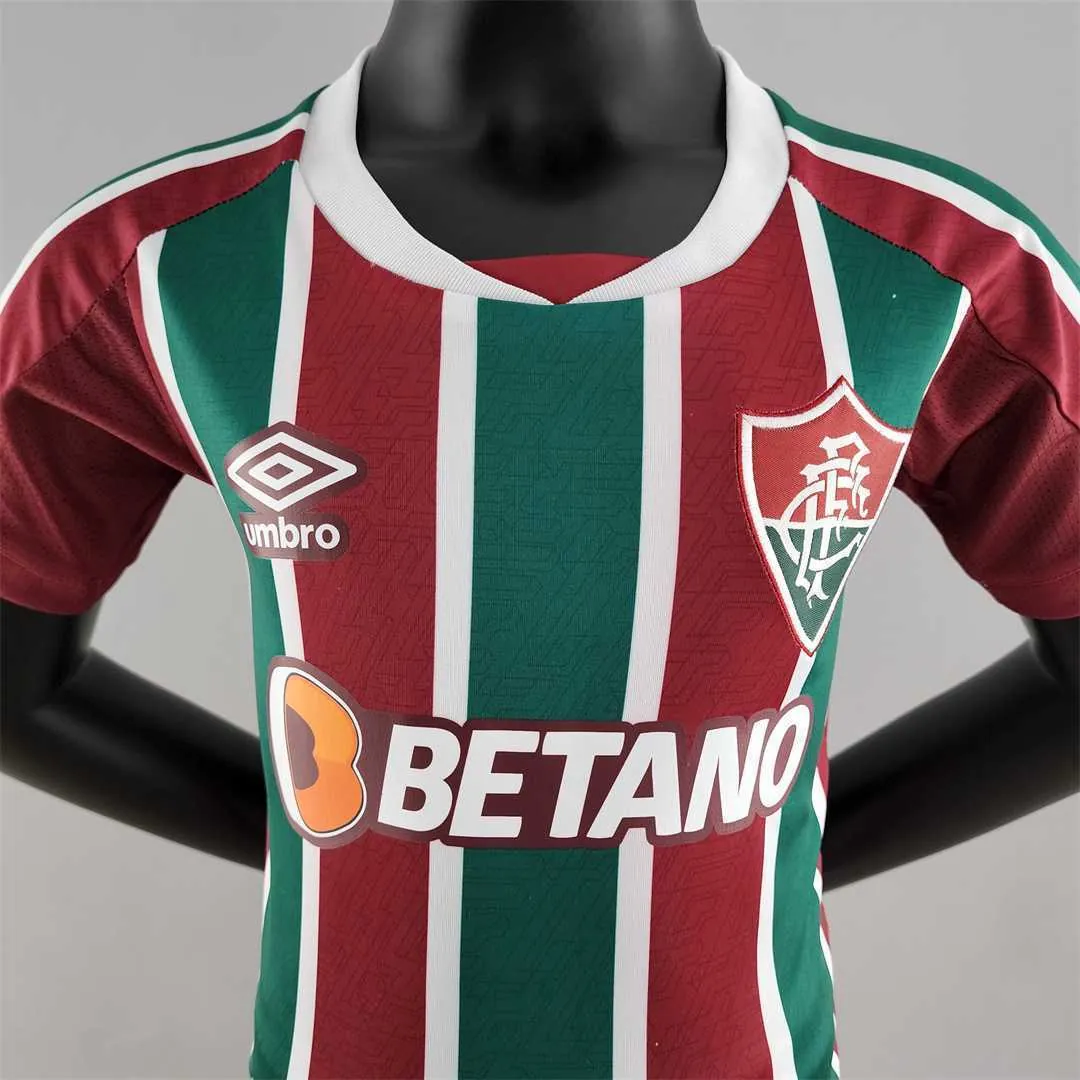 22-23 Fluminense home kids kit 8
